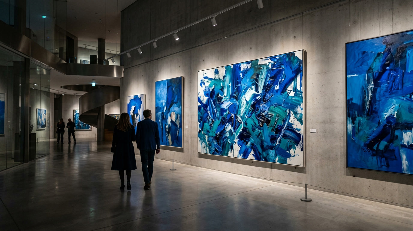Makna Warna Biru dalam Seni Lukis Modern